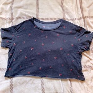 Black Cherry Crop Top